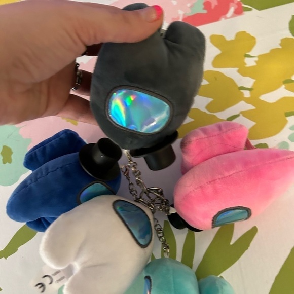 Among US Plush Keychains set of 5 - Picture 2 of 14